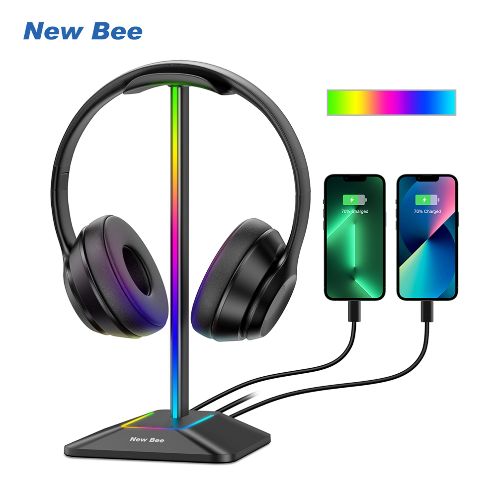 Headset Stand - Yeni Bee Z8 RGB Kulaklık Standı