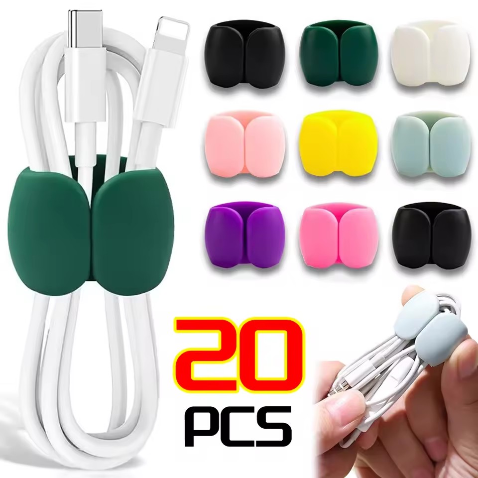 Headset Stand - 10/5/1 adet çok fonksiyonlu kablo düzenleyici