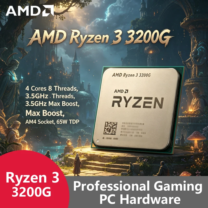 Pc Gaming Entry - AMD Ryzen 3 3200G AM4 Giriş