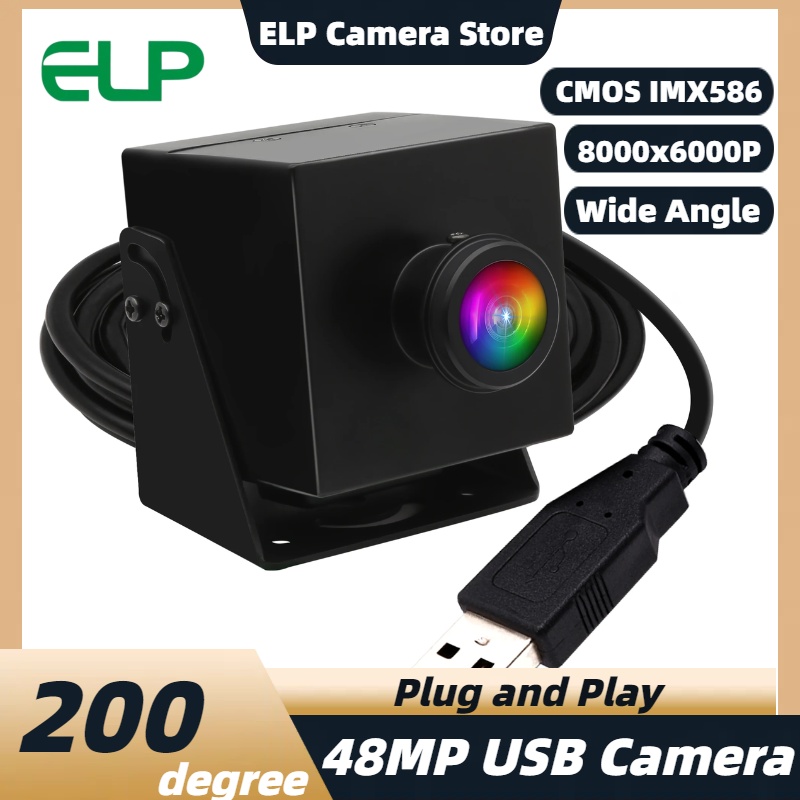 Webcam 4K - ELP 48MP 8K Ultra HD USB