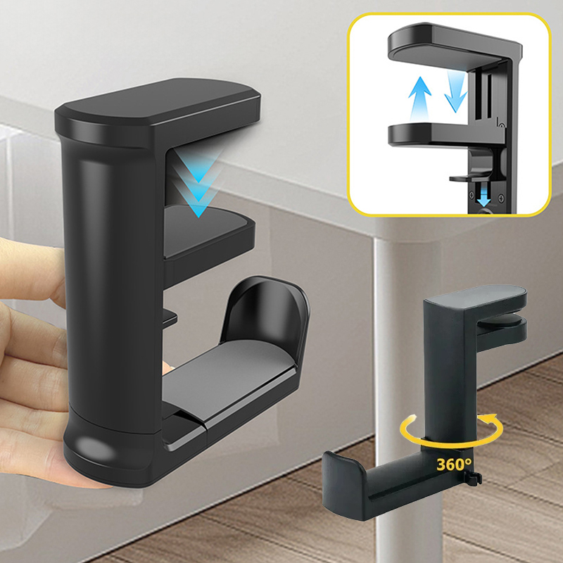 Headset Stand - Delme gerektirmeyen masaüstü kulaklık askısı, 360