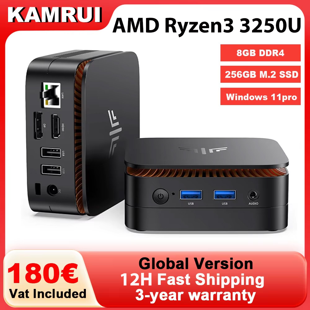 Pc Gaming Amd Ryzen 7 - KAMRUI Mini Bilgisayar AMD R3 3250U