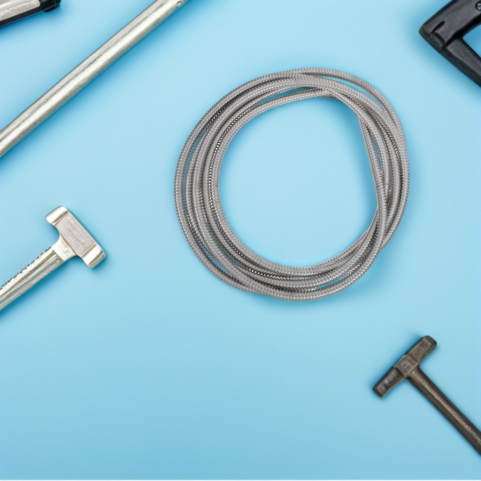 Cable Management Sleeve - 7mm Paslanmaz Çelik Kablo Koruyucu Kılıf
