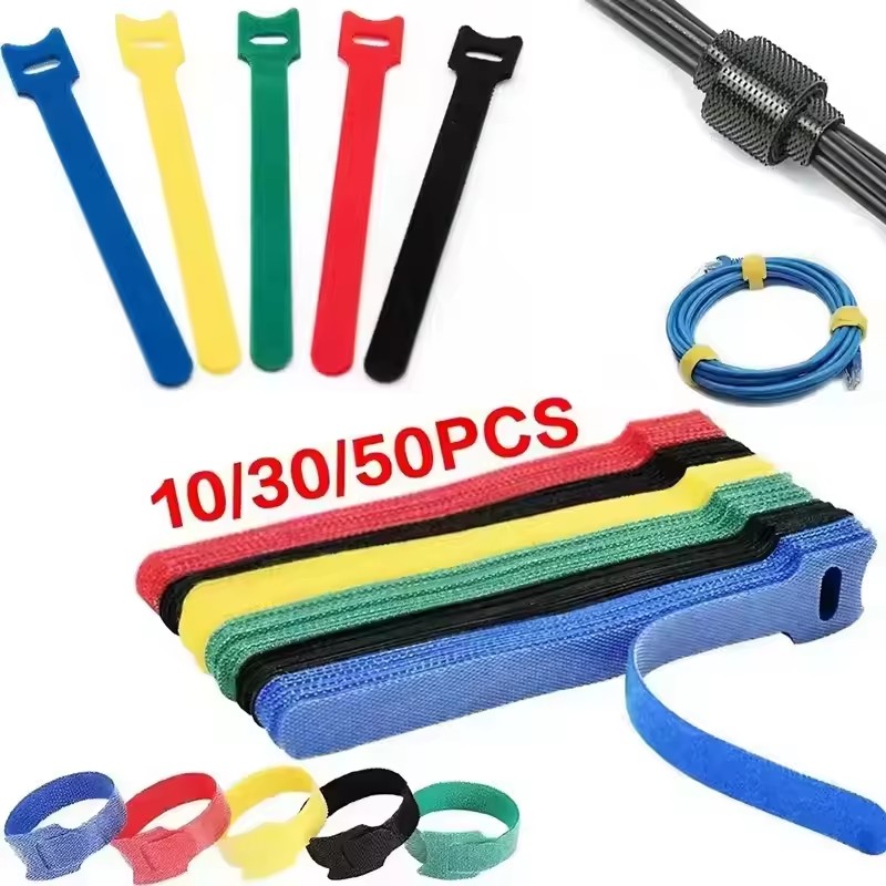 Cable Management Sleeve - 10/30/50 adet USB kablo düzenleyici sarıcı