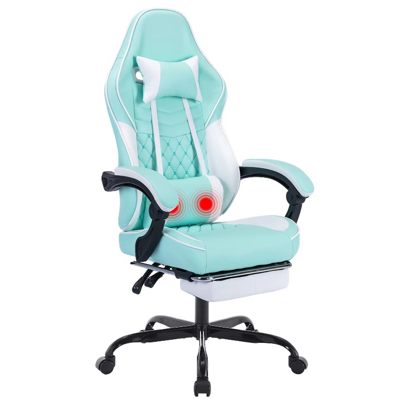 Pc Gaming Chair - Masajlı Oyuncu Koltuğu Ergonomik PC Oyuncu