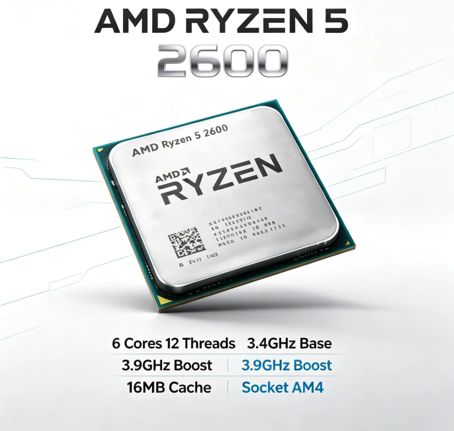 Pc Gaming Entry - AMD Ryzen 5 2600 12nm Üretimli