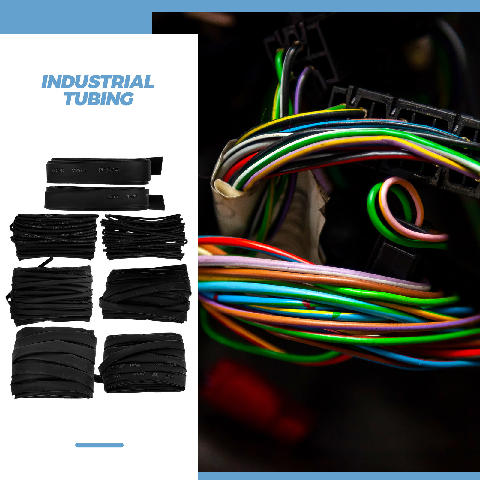 8 Parça Ağır Hizmet Tipi Isı B - Cable Management Sleeve incelemesi ve fiyatı