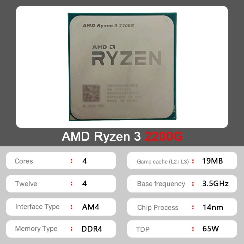 AMD Ryzen 3 2200G AM4 Ekonomik - Pc Gaming Entry incelemesi ve fiyatı