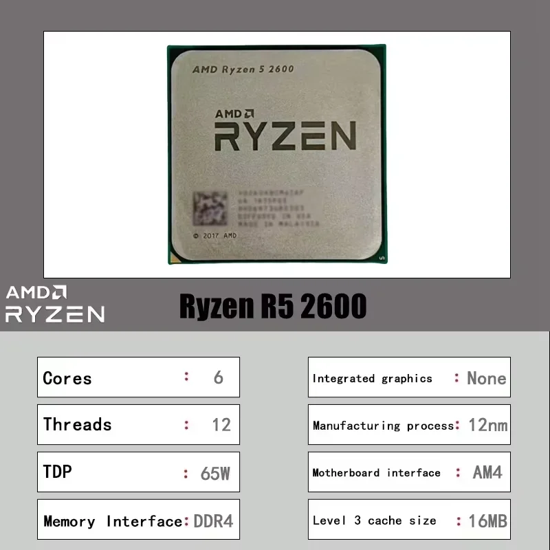AMD Ryzen 5 2600 16MB L3 Önbel - Pc Gaming Ryzen 5 incelemesi ve fiyatı
