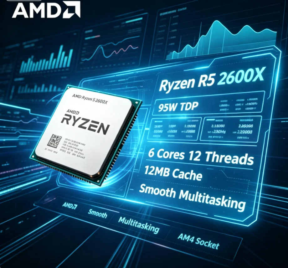 AMD R5 2600X 12nm Kutusuz İşle - Pc Gaming Ryzen 5 incelemesi ve fiyatı