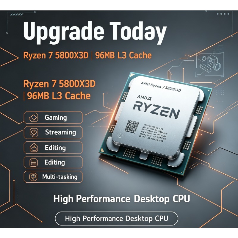 Ryzen 7 5800X3D PC Oyun İşlemc - Pc Gaming Amd Ryzen 7 incelemesi ve fiyatı