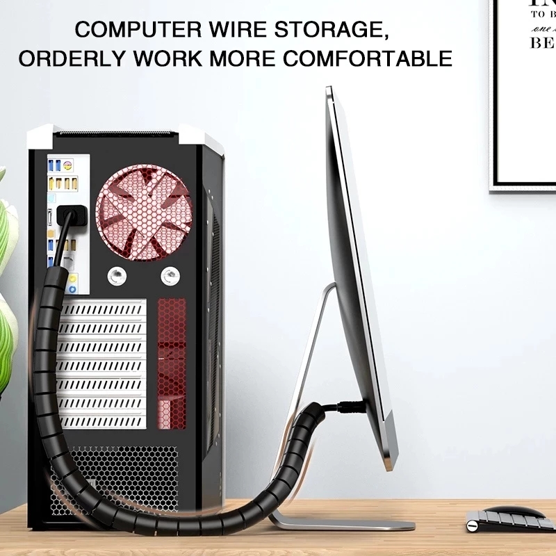 2M/1M Esnek Spiral Kablo Koruy - Cable Management Sleeve incelemesi ve fiyatı