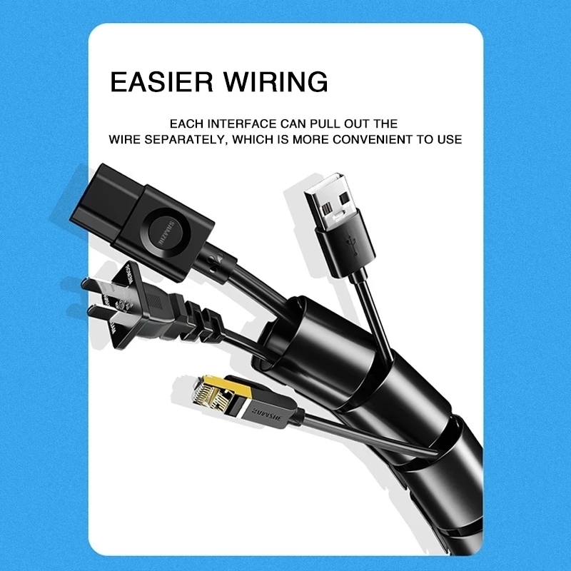 2M/1M Esnek Spiral Kablo Koruy - Cable Management Sleeve incelemesi ve fiyatı