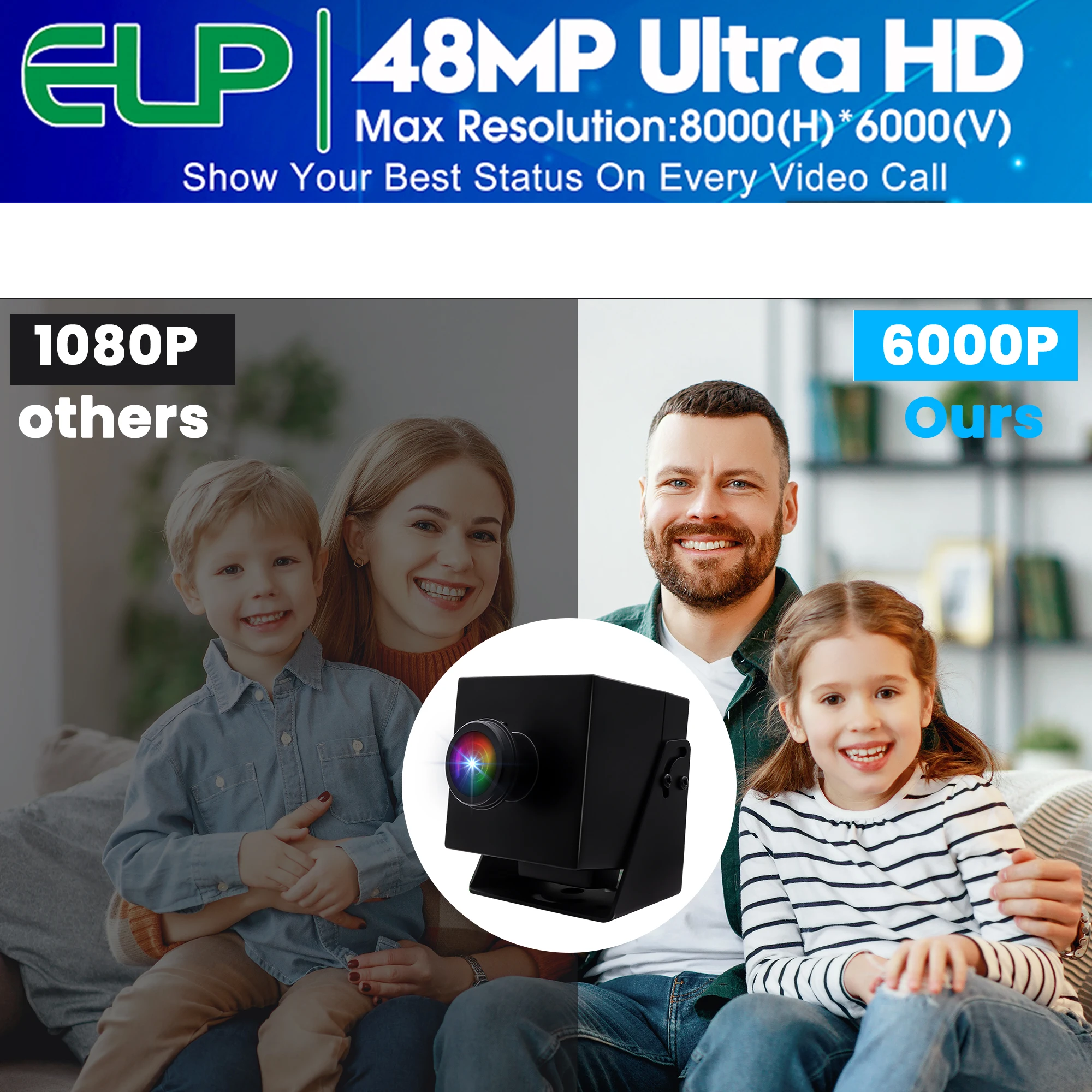 ELP 48MP 8K Ultra HD USB Kamer - Webcam 4K incelemesi ve fiyatı