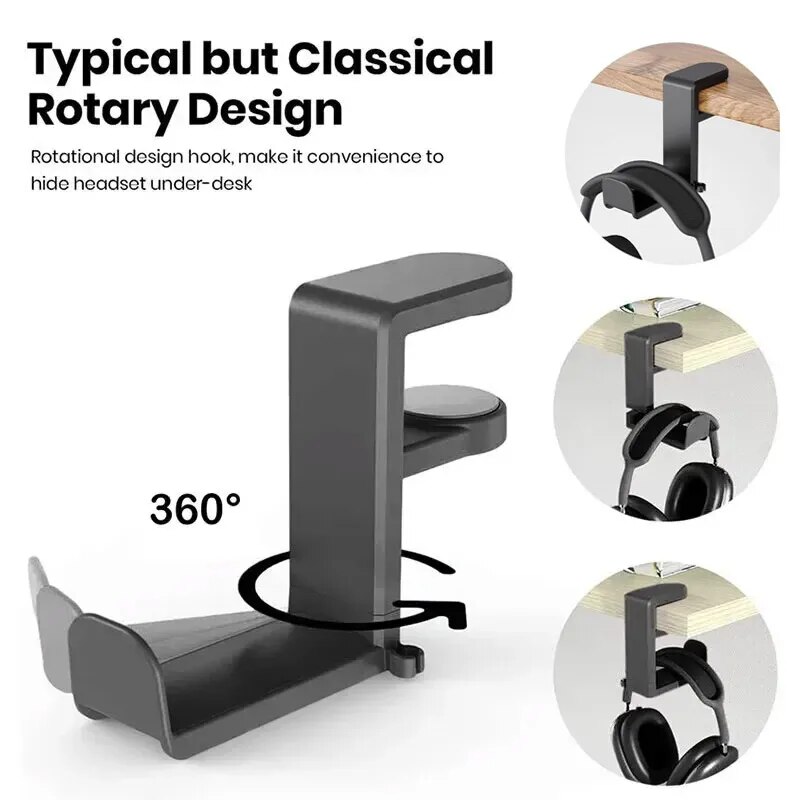 Evrensel Masaüstü 360 °   Döne - Headset Stand incelemesi ve fiyatı