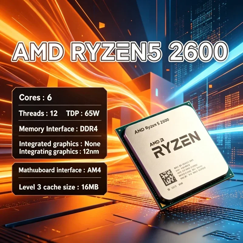 AMD R5 2600 AM4 CPU 6 Çekirdek - Pc Gaming Entry incelemesi ve fiyatı