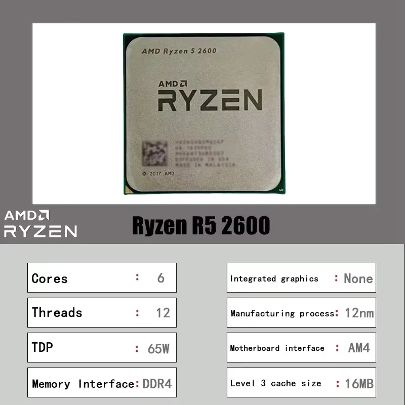 AMD Ryzen 5 2600 Giriş Seviyes - Pc Gaming Entry incelemesi ve fiyatı