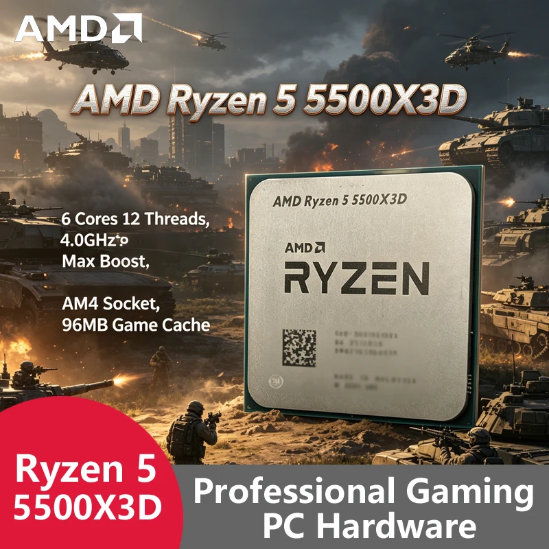 AMD Ryzen 5 5500X3D AM4 7nm Oy - Pc Gaming Ryzen 5 incelemesi ve fiyatı