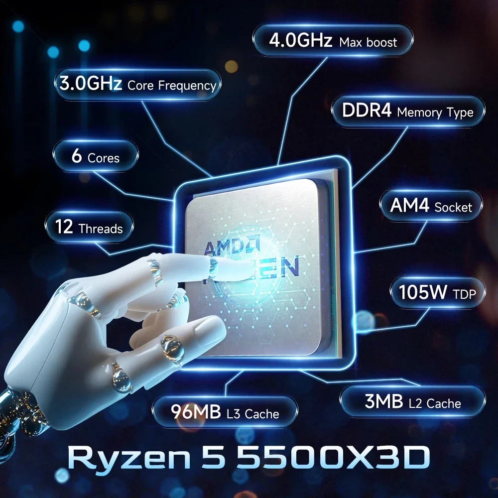 AMD Ryzen 5 5500X3D AM4 7nm Oy - Pc Gaming Ryzen 5 incelemesi ve fiyatı