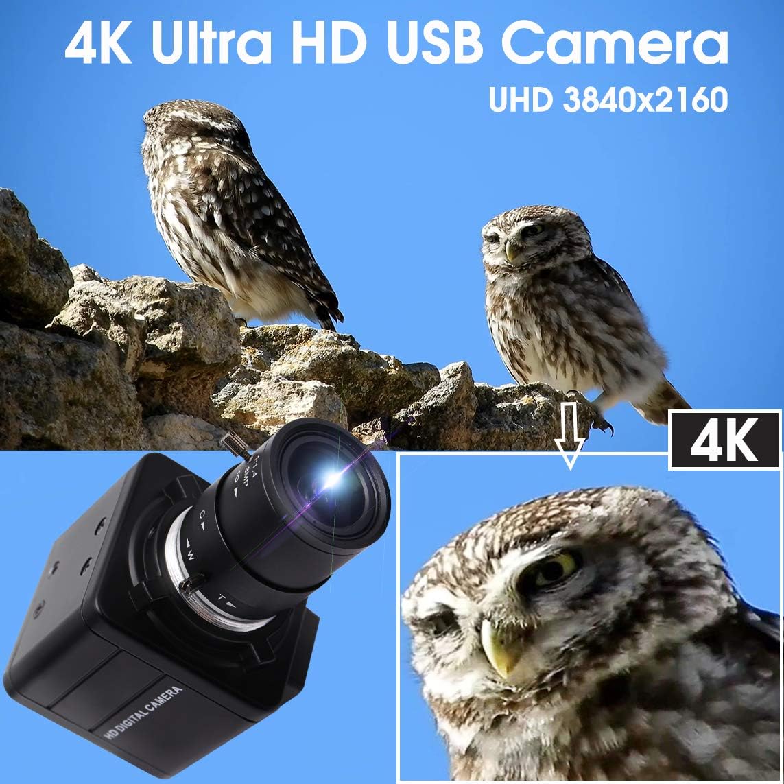 ELP 4K Ultra HD Web Kamerası 4 - Webcam 4K incelemesi ve fiyatı